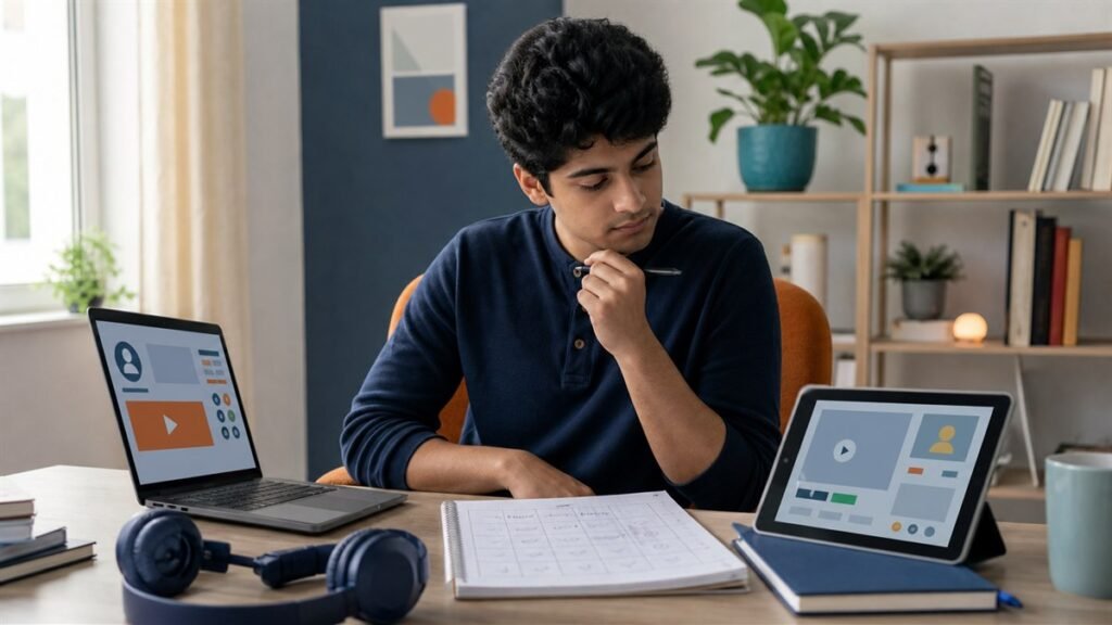 How to Choose the Best Online Learning Platform in India — Techsslaasha India guide
